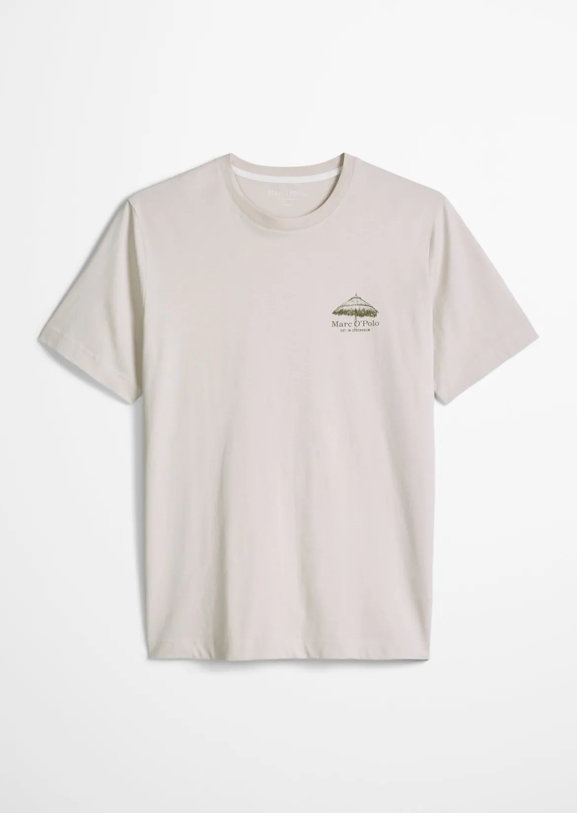 T-Shirt regular mit sommerlichem Rückenprint