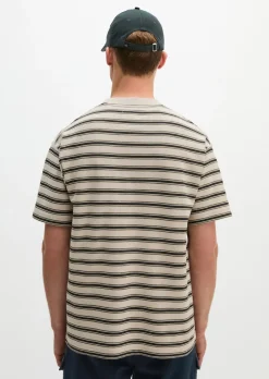 T-Shirt relaxed aus Bio-Baumwolle und Leinen