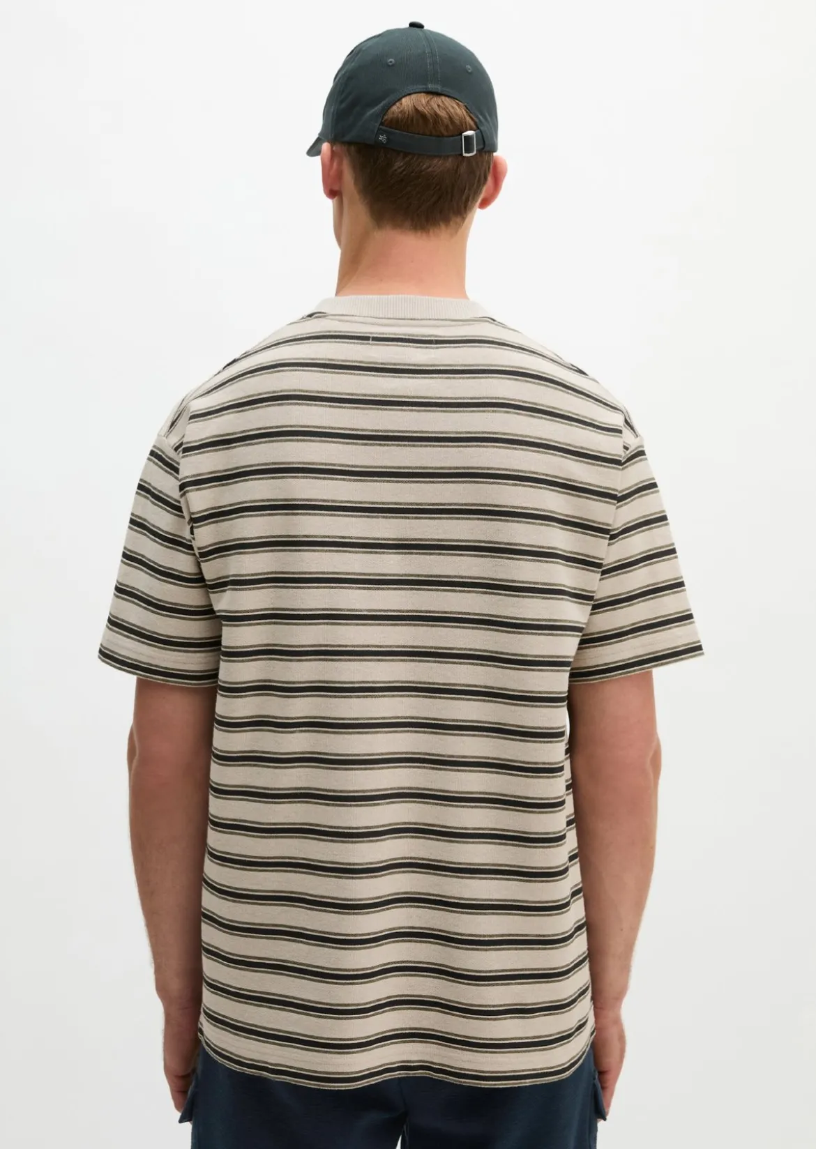 T-Shirt relaxed aus Bio-Baumwolle und Leinen