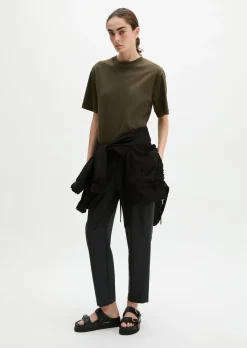 T-Shirt relaxed aus Interlock-Jersey