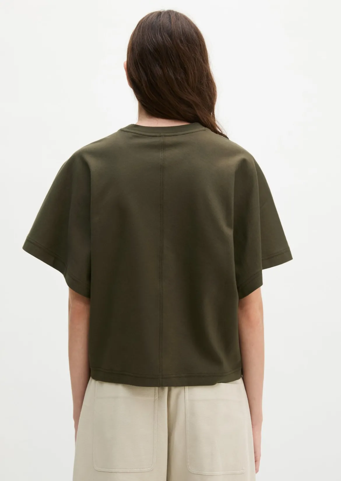 T-Shirt relaxed aus Interlock-Jersey