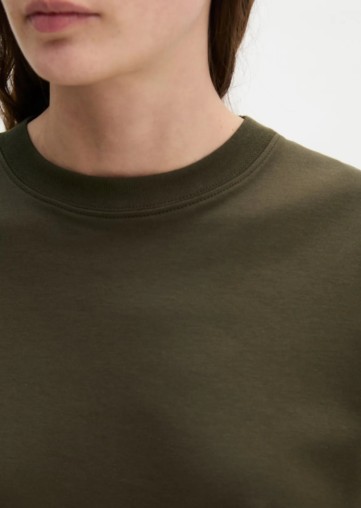 T-Shirt relaxed aus Interlock-Jersey
