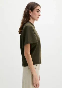 T-Shirt relaxed aus Interlock-Jersey