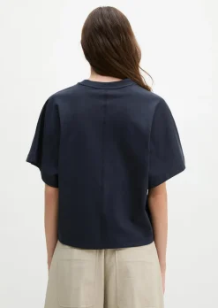 T-Shirt relaxed aus Interlock-Jersey