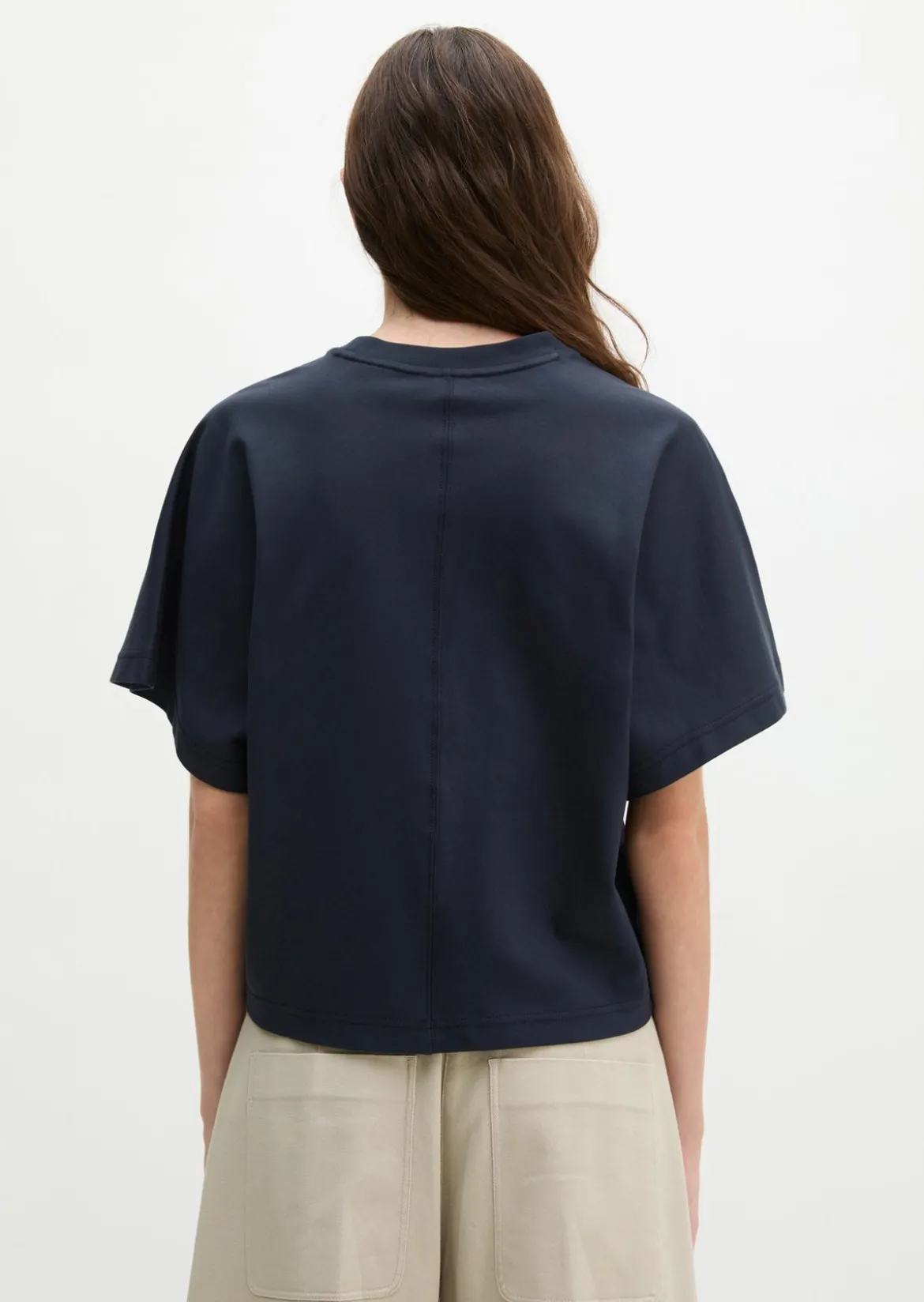 T-Shirt relaxed aus Interlock-Jersey