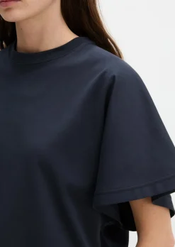 T-Shirt relaxed aus Interlock-Jersey