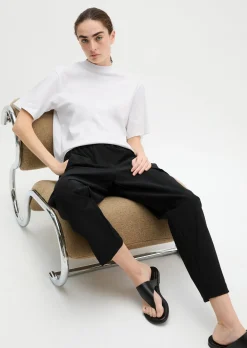T-Shirt relaxed aus Interlock-Jersey