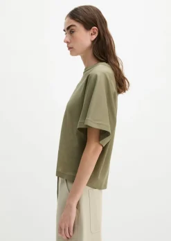 T-Shirt relaxed aus Interlock-Jersey