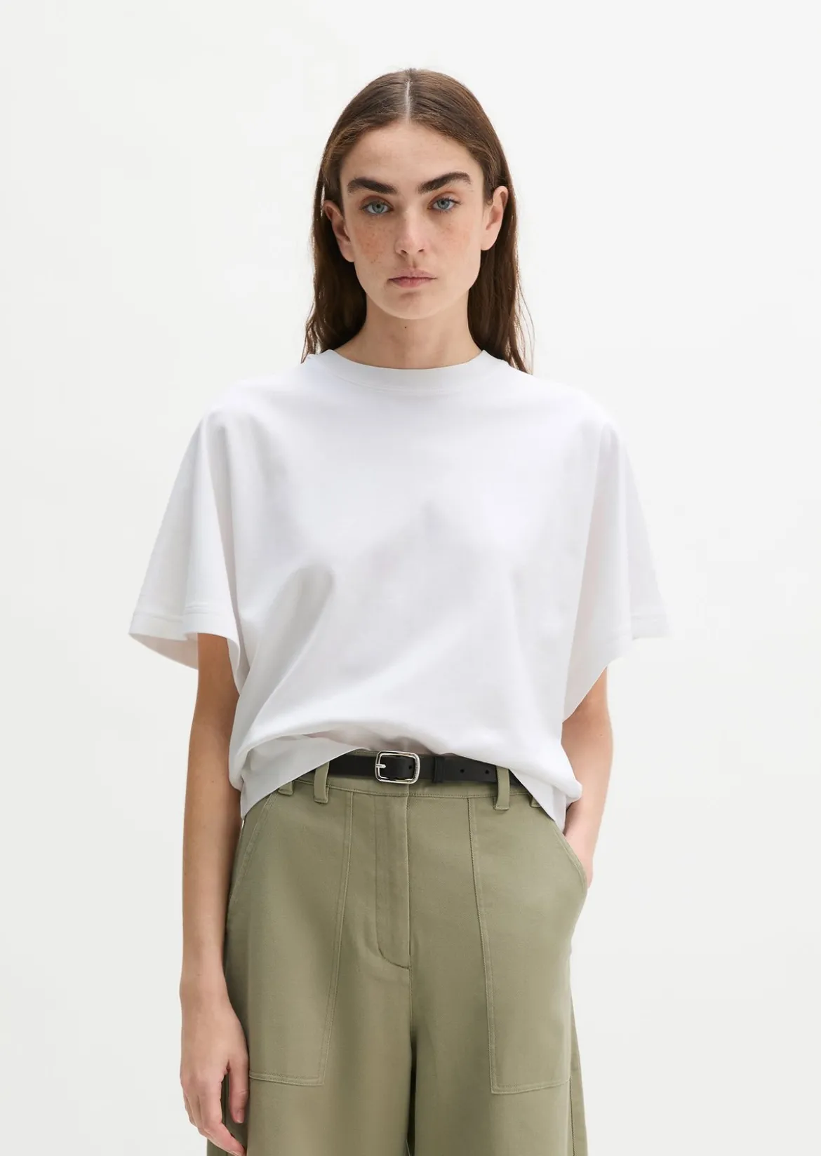 T-Shirt relaxed aus Interlock-Jersey