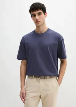 T-Shirt relaxed aus schwerem Bio-Baumwoll-Jersey