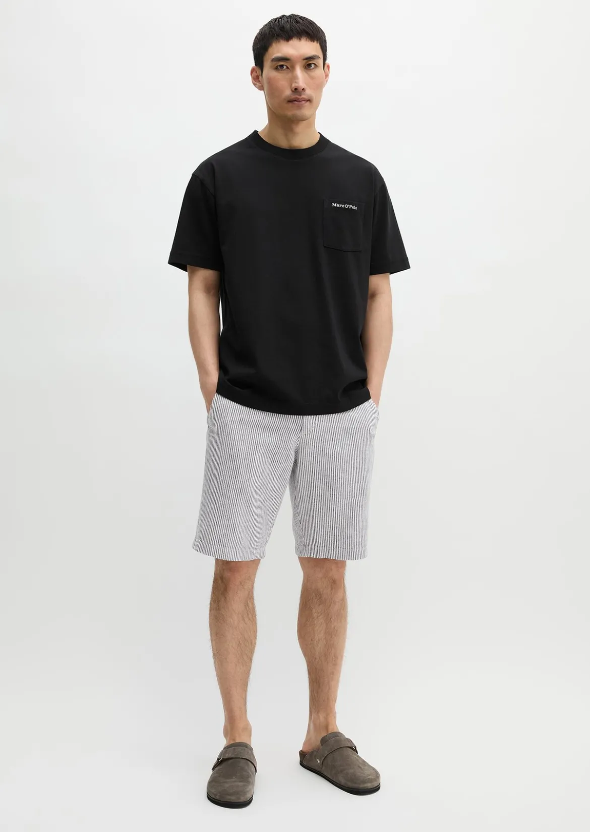 T-Shirt relaxed aus schwerem Bio-Baumwoll-Jersey