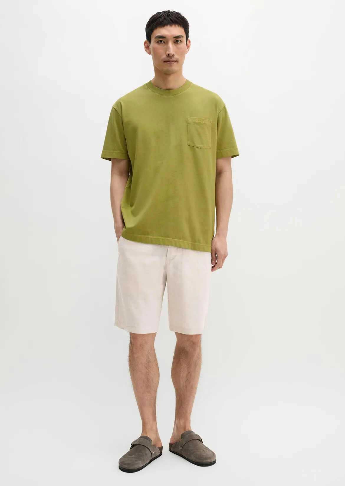 T-Shirt relaxed aus schwerem Bio-Baumwoll-Jersey