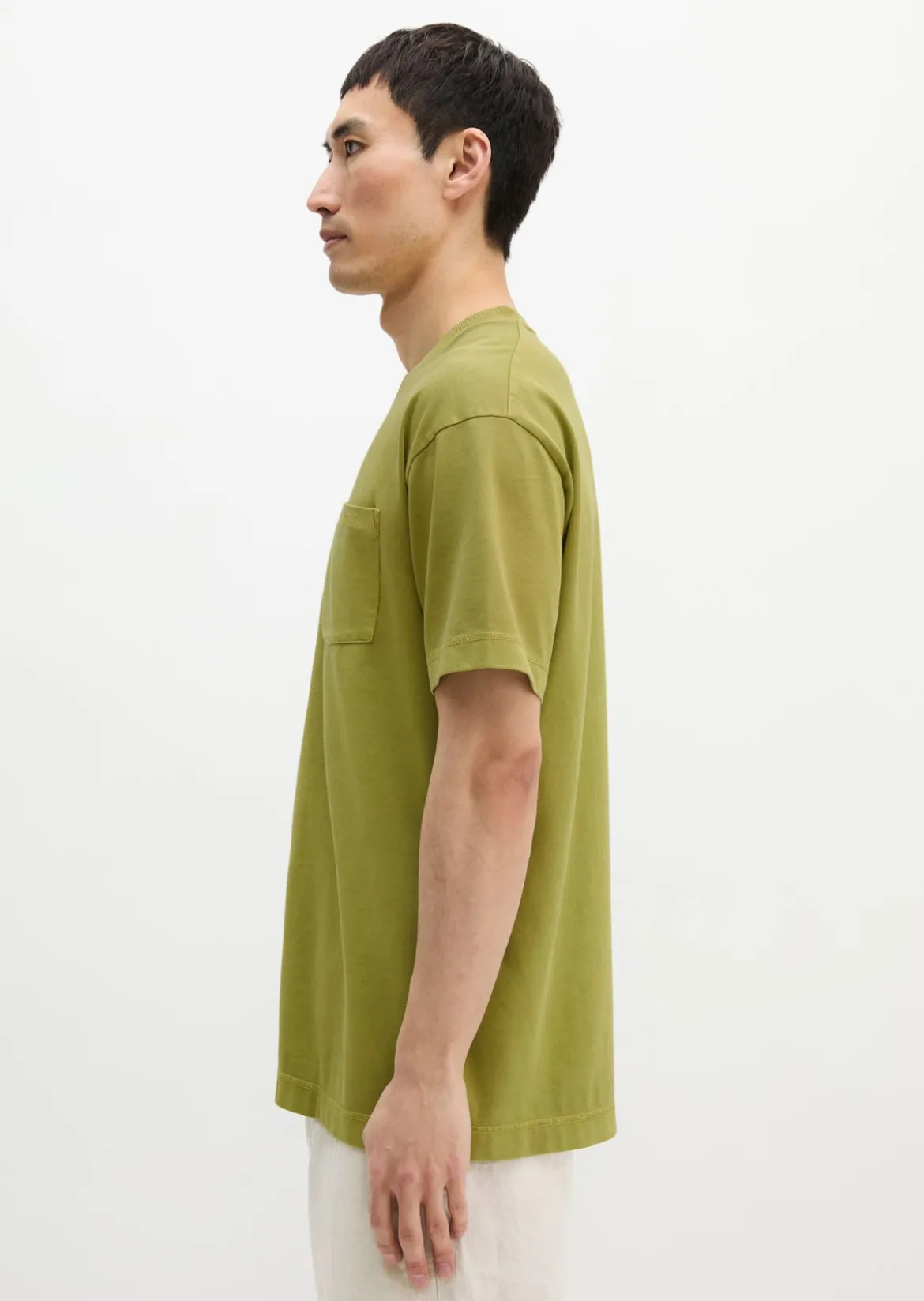 T-Shirt relaxed aus schwerem Bio-Baumwoll-Jersey