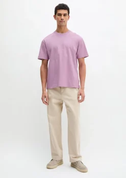 T-Shirt relaxed aus schwerem Bio-Baumwoll-Jersey