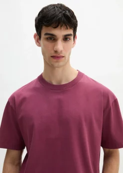 T-Shirt relaxed aus schwerem Bio-Baumwoll-Jersey