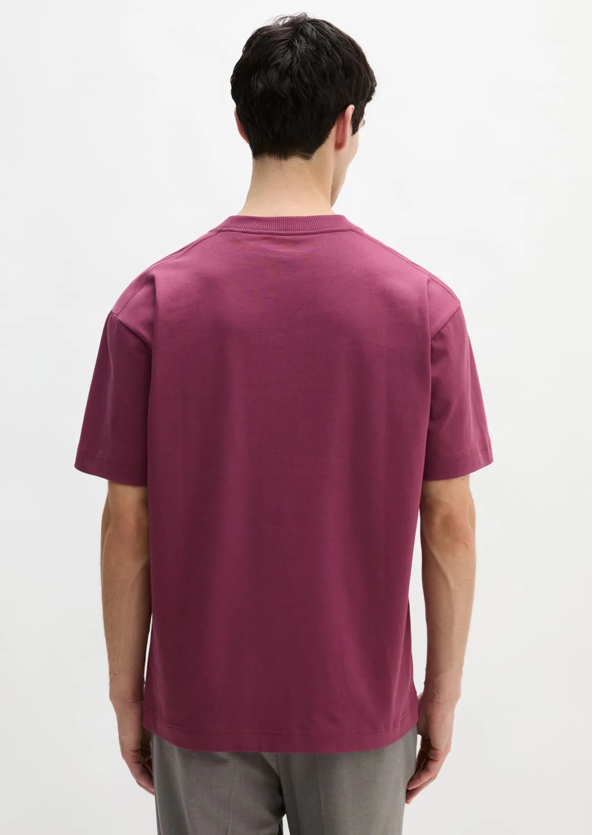 T-Shirt relaxed aus schwerem Bio-Baumwoll-Jersey