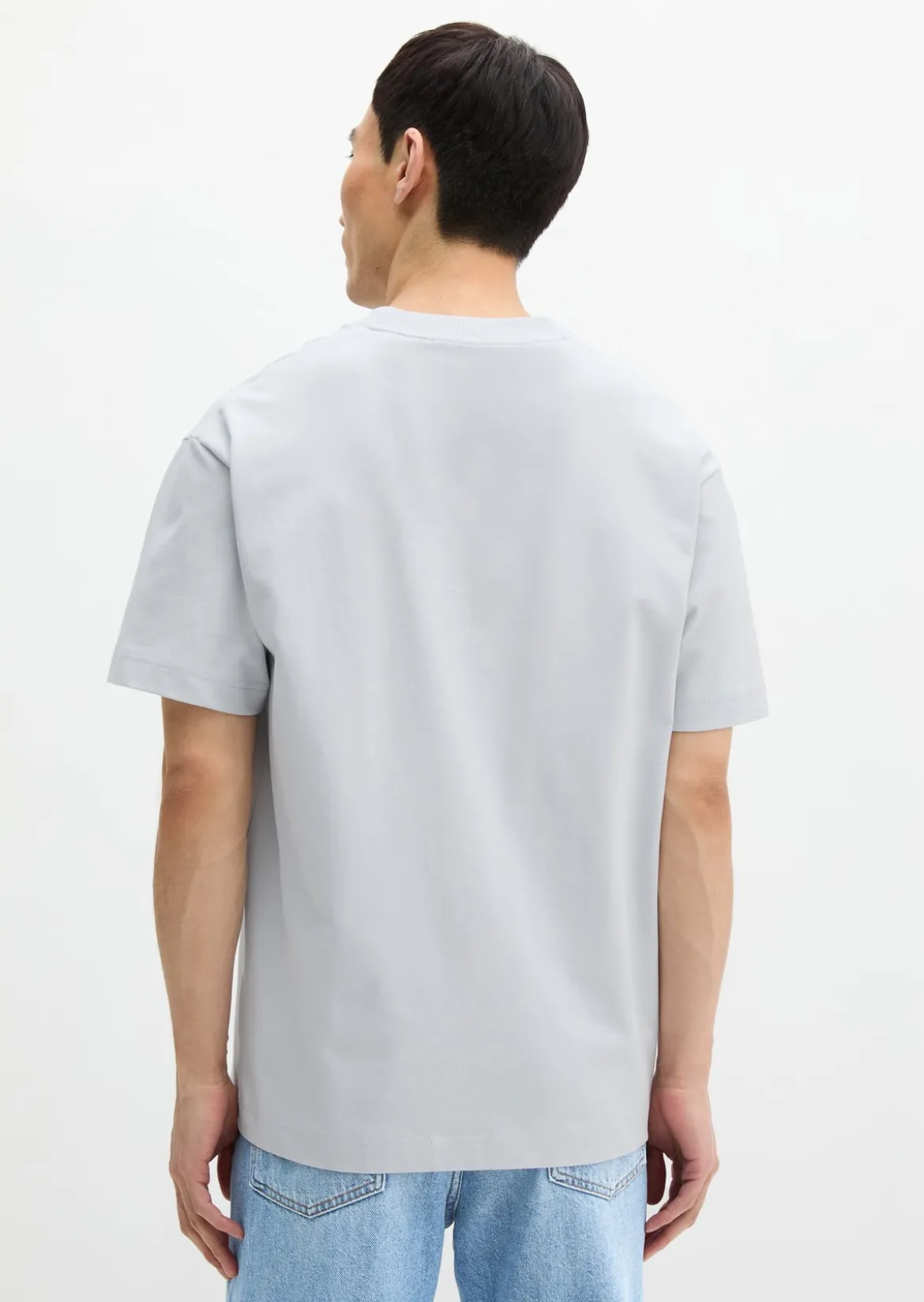 T-Shirt relaxed aus schwerem Bio-Baumwoll-Jersey