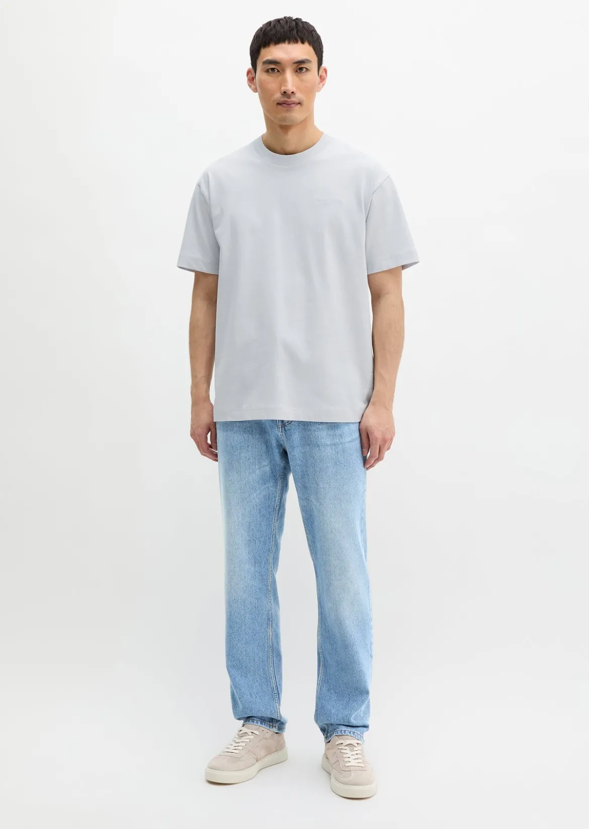 T-Shirt relaxed aus schwerem Bio-Baumwoll-Jersey