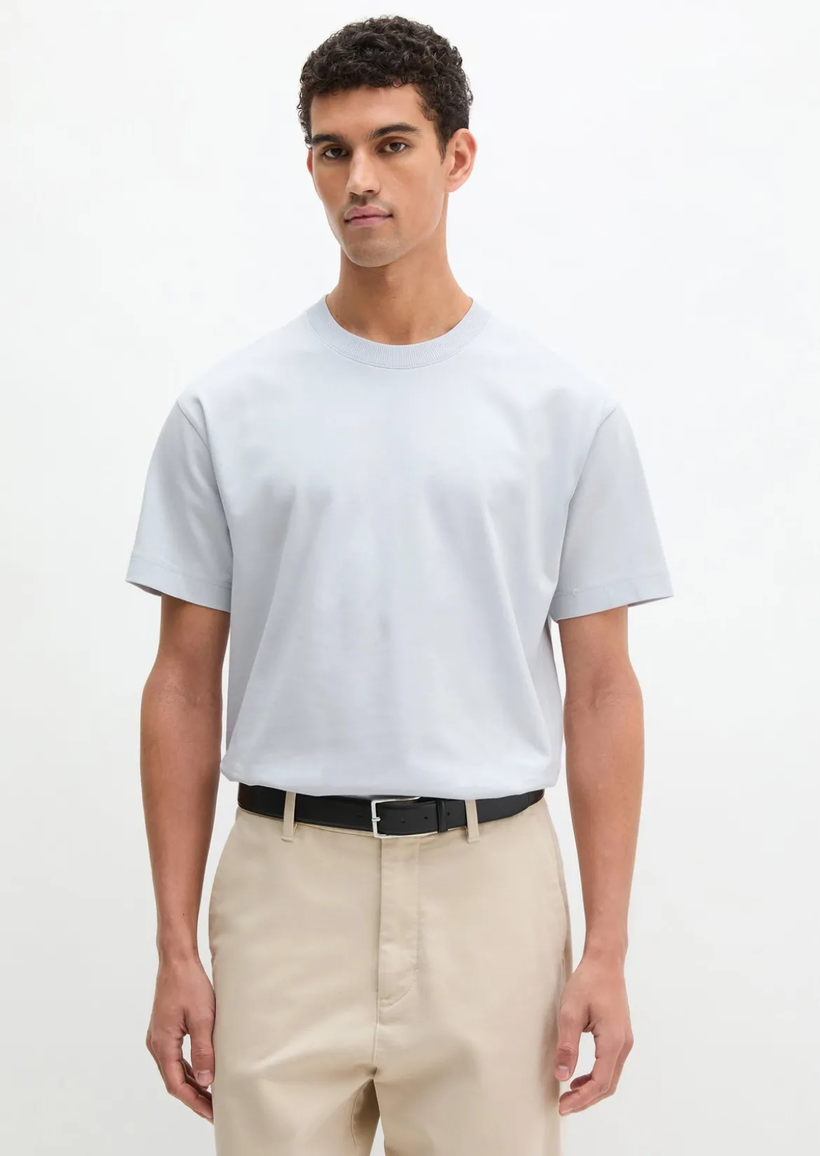 T-Shirt relaxed aus schwerem Bio-Baumwoll-Jersey