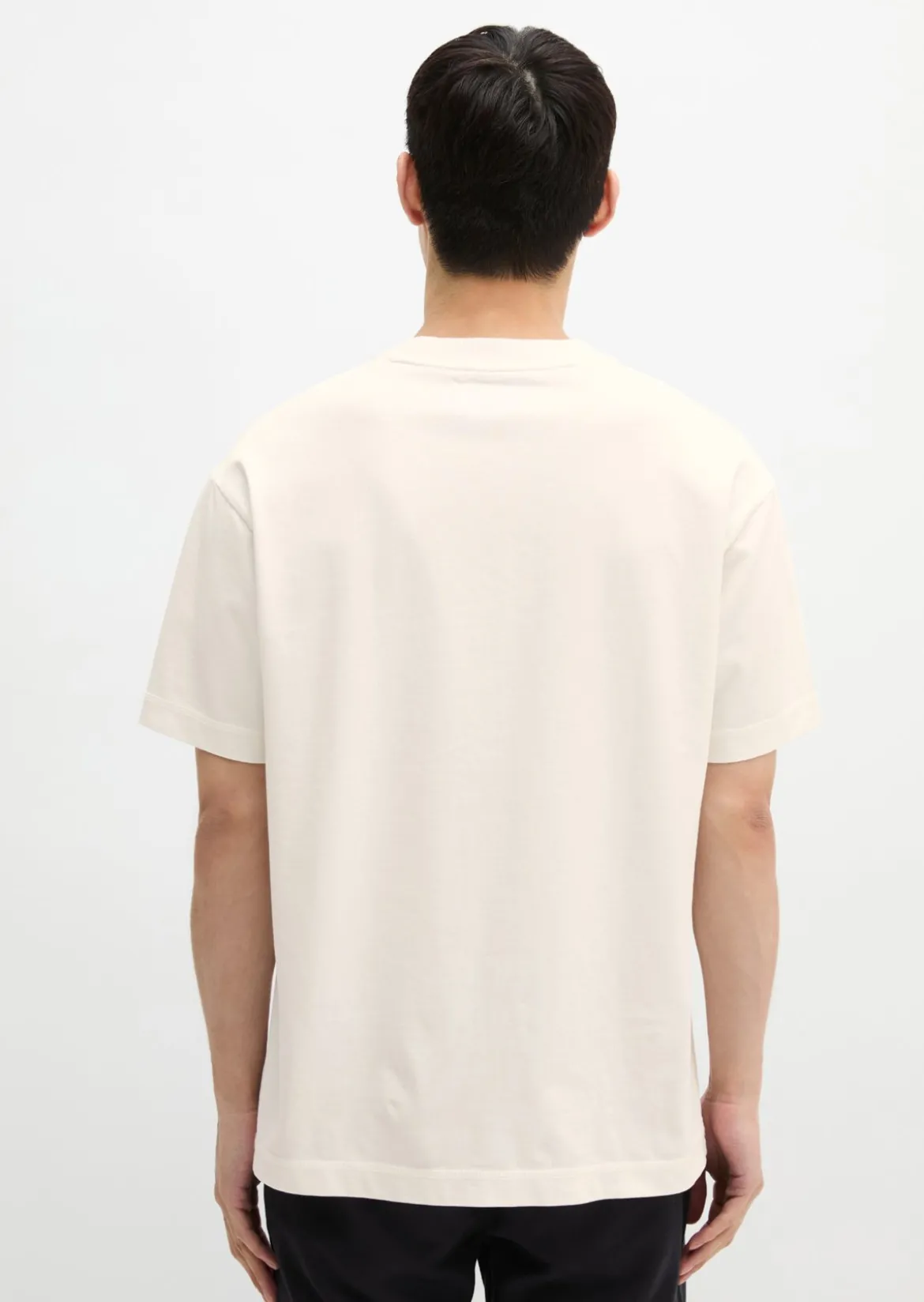 T-Shirt relaxed aus schwerem Bio-Baumwoll-Jersey