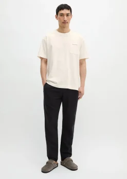 T-Shirt relaxed aus schwerem Bio-Baumwoll-Jersey