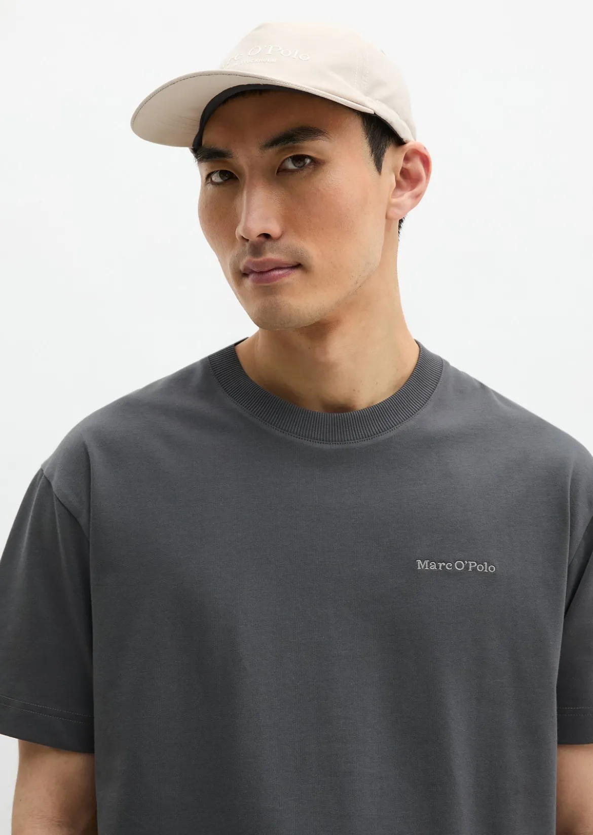 T-Shirt relaxed aus schwerem Bio-Baumwoll-Jersey