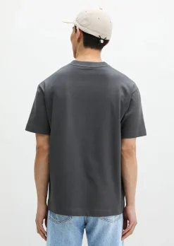 T-Shirt relaxed aus schwerem Bio-Baumwoll-Jersey