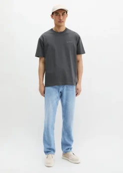 T-Shirt relaxed aus schwerem Bio-Baumwoll-Jersey