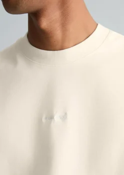 T-Shirt relaxed aus schwerem Bio-Baumwoll-Jersey