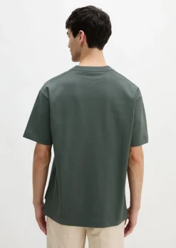 T-Shirt relaxed aus schwerem Bio-Baumwoll-Jersey
