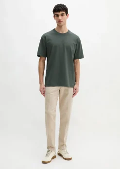 T-Shirt relaxed aus schwerem Bio-Baumwoll-Jersey