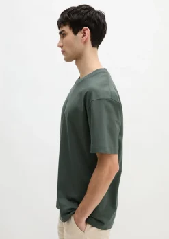 T-Shirt relaxed aus schwerem Bio-Baumwoll-Jersey