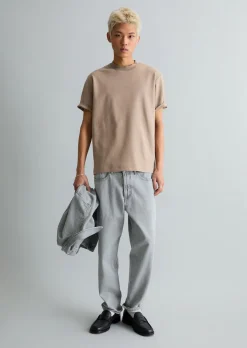 T-Shirt relaxed aus schwerem Bio-Baumwoll-Jersey