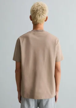 T-Shirt relaxed aus schwerem Bio-Baumwoll-Jersey