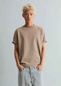 T-Shirt relaxed aus schwerem Bio-Baumwoll-Jersey