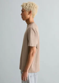 T-Shirt relaxed aus schwerem Bio-Baumwoll-Jersey