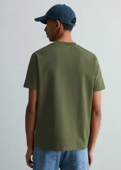 T-Shirt relaxed aus schwerem Bio-Baumwoll-Jersey