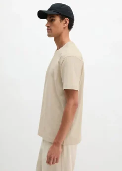 T-Shirt relaxed aus schwerem Bio-Baumwoll-Jersey