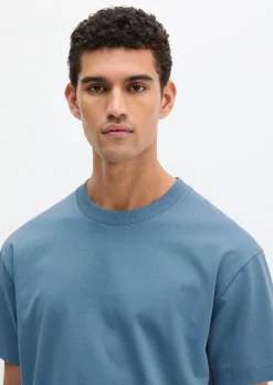 T-Shirt relaxed aus schwerem Bio-Baumwoll-Jersey