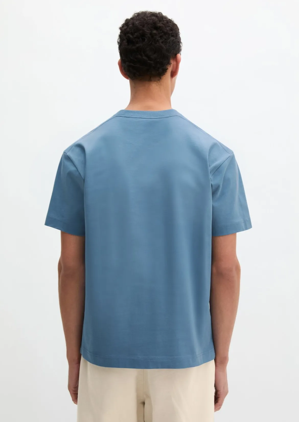 T-Shirt relaxed aus schwerem Bio-Baumwoll-Jersey
