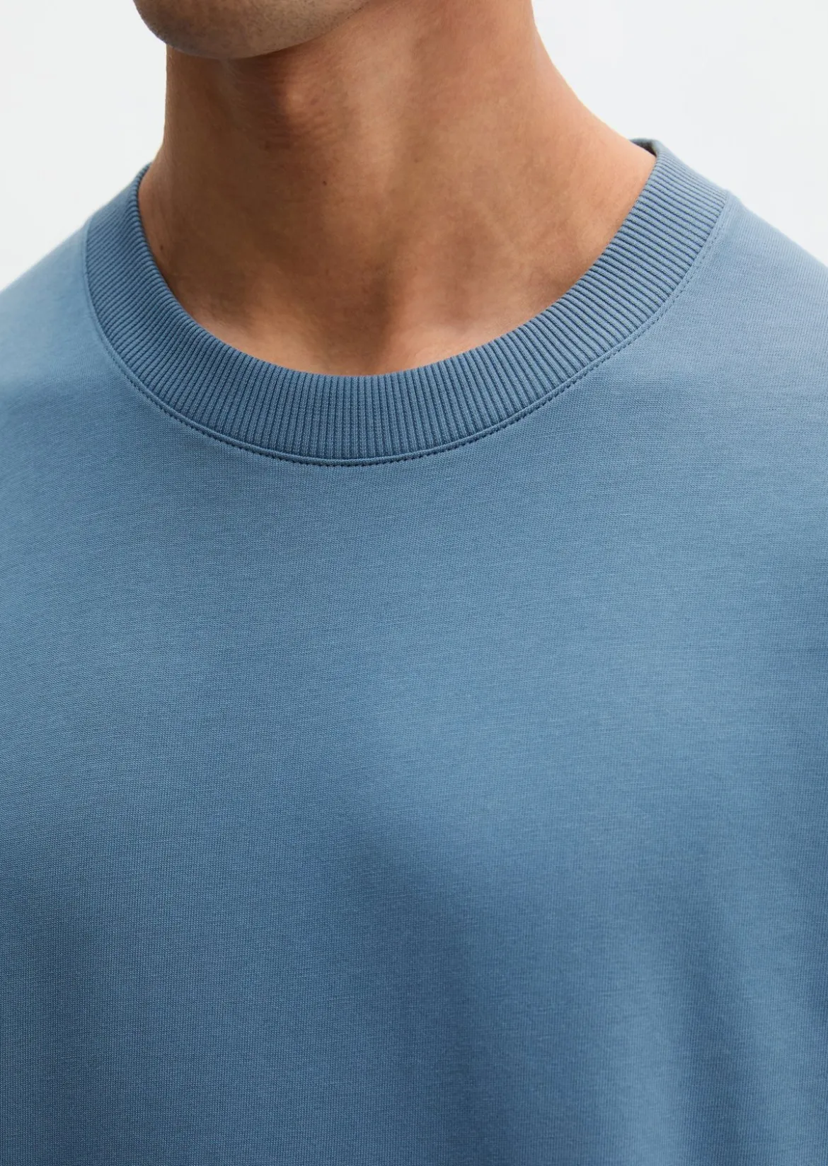 T-Shirt relaxed aus schwerem Bio-Baumwoll-Jersey