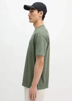 T-Shirt relaxed aus schwerem Bio-Baumwoll-Jersey