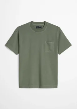 T-Shirt relaxed aus schwerem Bio-Baumwoll-Jersey