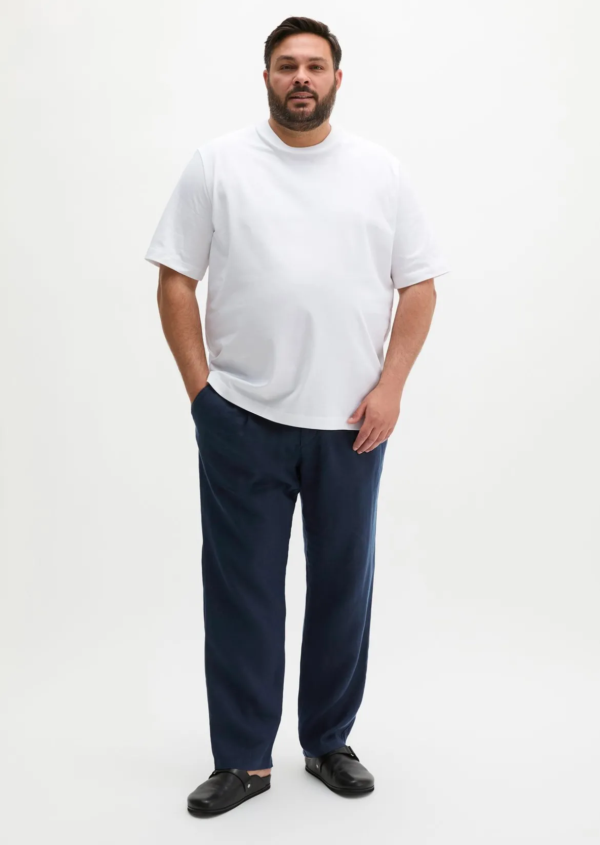 T-Shirt relaxed aus schwerem Bio-Baumwoll-Jersey