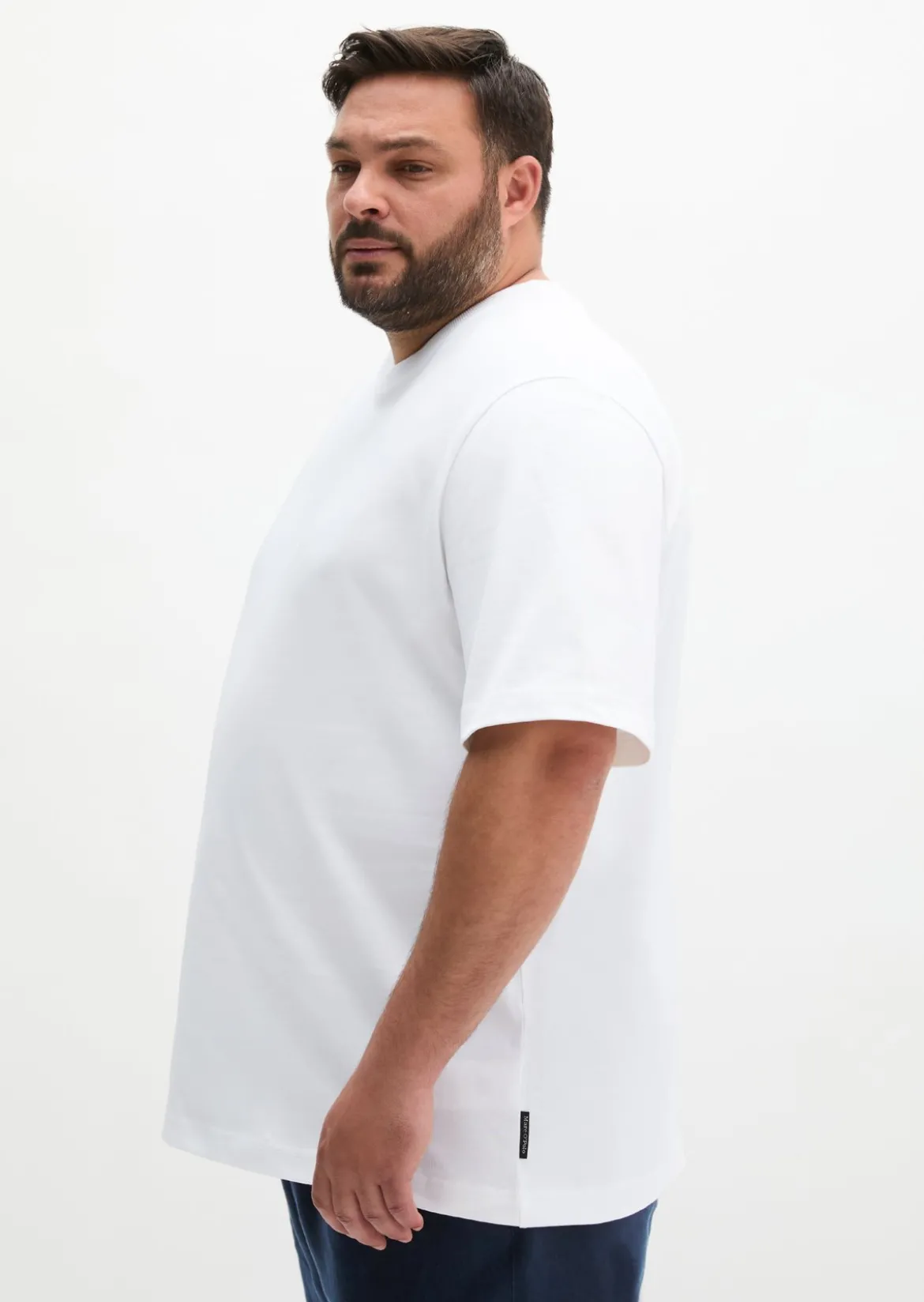 T-Shirt relaxed aus schwerem Bio-Baumwoll-Jersey