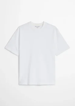 T-Shirt relaxed aus schwerem Bio-Baumwoll-Jersey