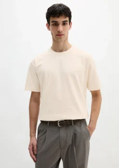 T-Shirt relaxed aus schwerem Bio-Baumwoll-Jersey