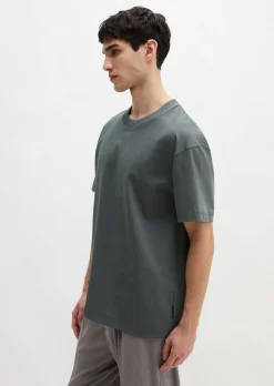 T-Shirt relaxed aus schwerem Bio-Baumwoll-Jersey