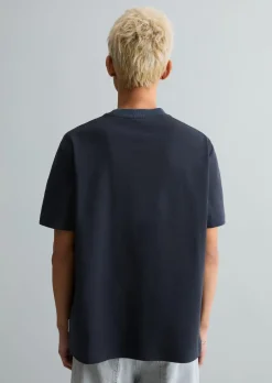 T-Shirt relaxed aus schwerem Bio-Baumwoll-Jersey