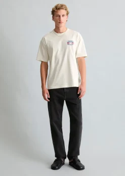 T-Shirt relaxed aus schwerem Bio-Baumwoll-Jersey